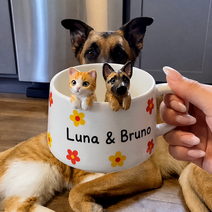 Kittera | Handgemachte Haustiertasse